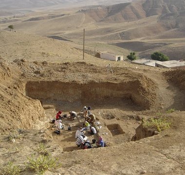 Utgrvningensplatsen i Ain_Boucherit i Atlasbergen