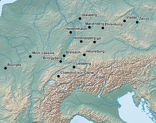 Centraleuropa p 600-talet f Kr