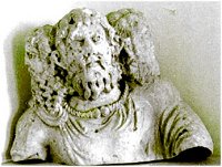 Keltisk gud med tre ansikten