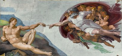 Michelangelos mlning Adams fdelse