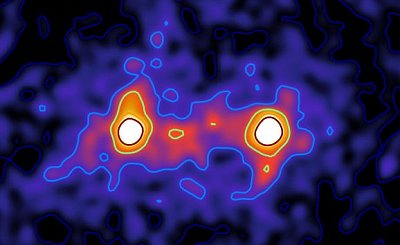 Broar av mörk materia mellan galaxgrupper